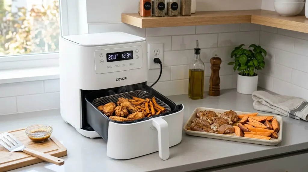 AIR FRYER NA BANCADA