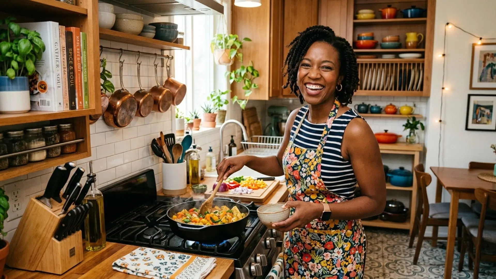 MULHER NA COZINHA