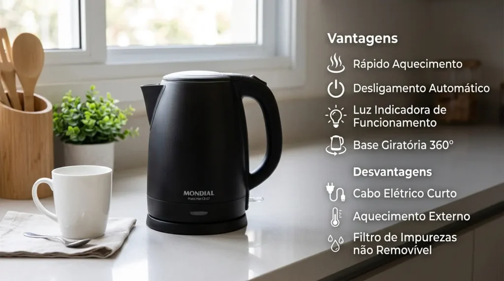 VANTAGENS E DESVANTAGENS CHALEIRA MONDIAL